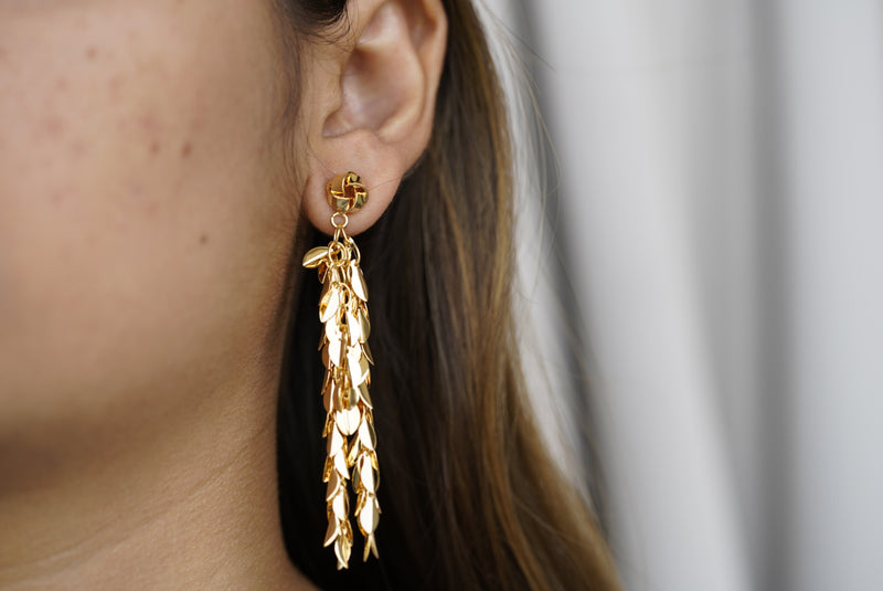 Gold Leaves Earrings