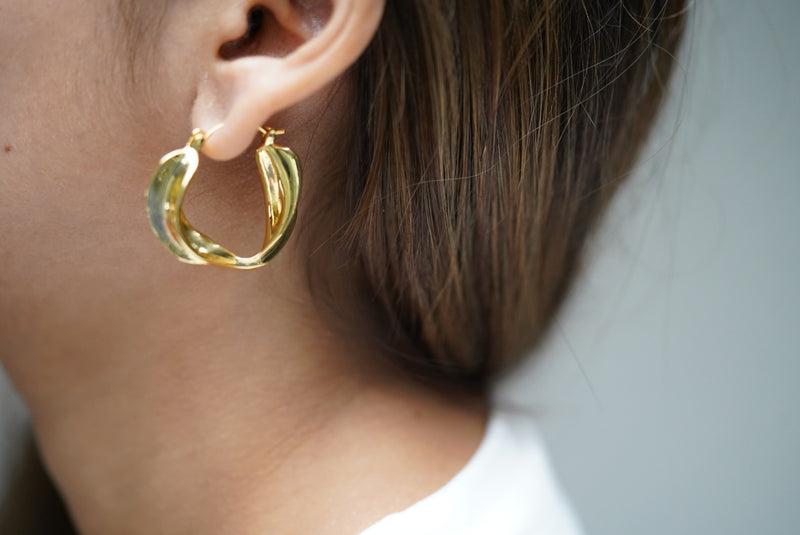 Asymmetric Hoop Earrings