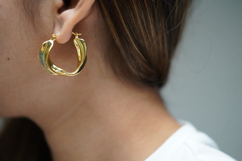 Asymmetric Hoop Earrings