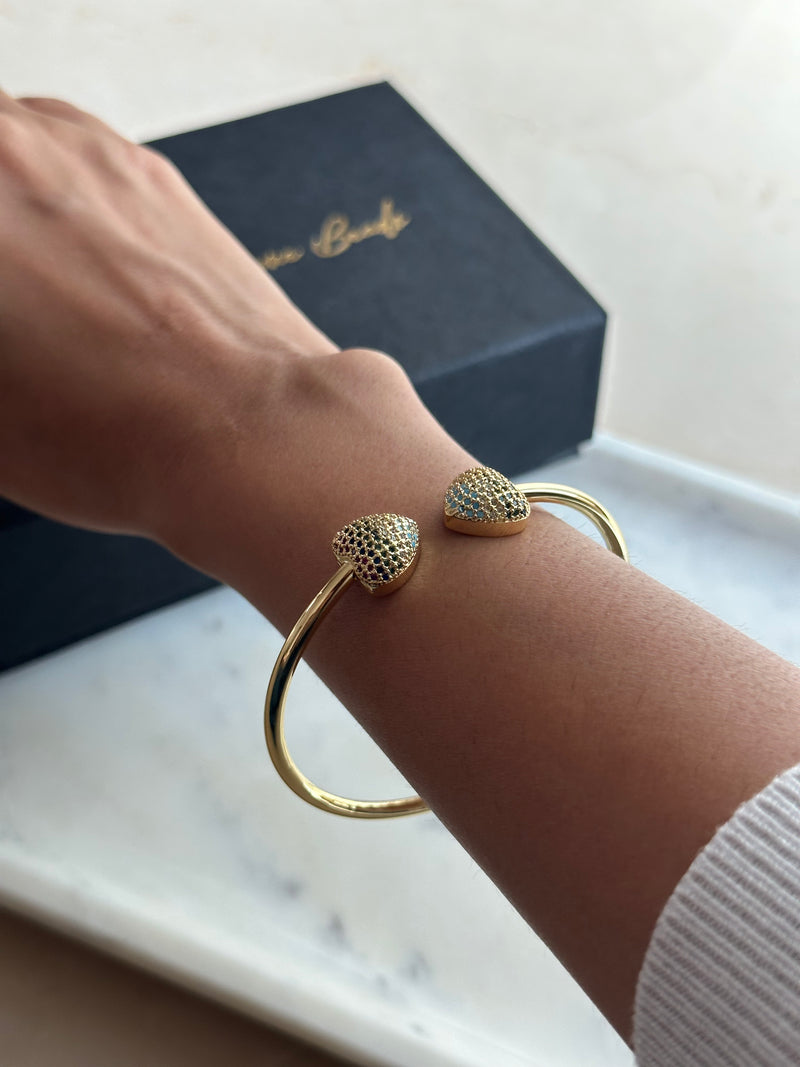Sparkling Heart Bracelet