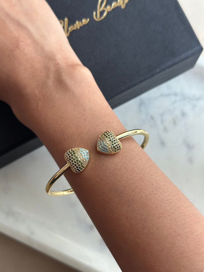 Sparkling Heart Bracelet