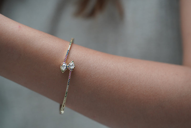 Sleek Multi Stone Bracelet
