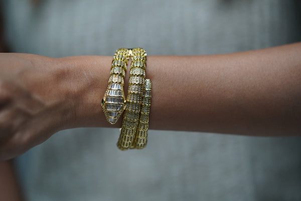 Slithering Serpent Snake Cuff
