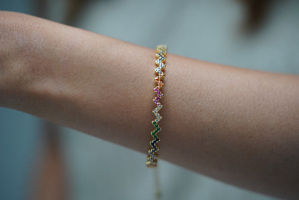 Multi-colored Adjustable Cuff