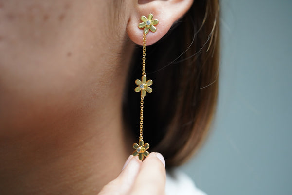 Dainty Flower Earrings