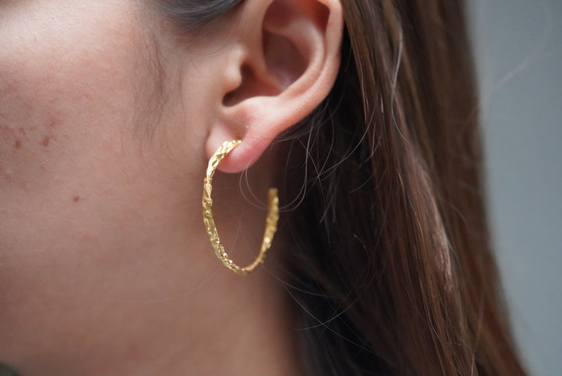 Gold Molten Hoops