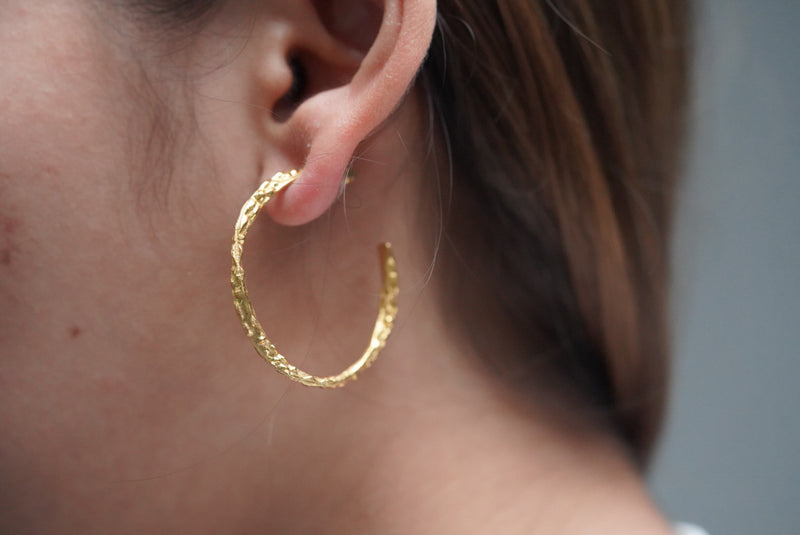 Gold Molten Hoops