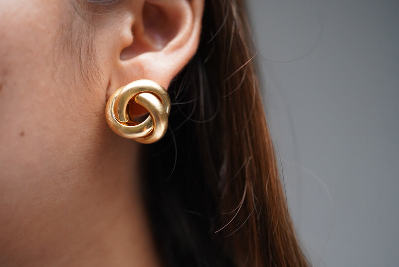Twisted Gold Stud