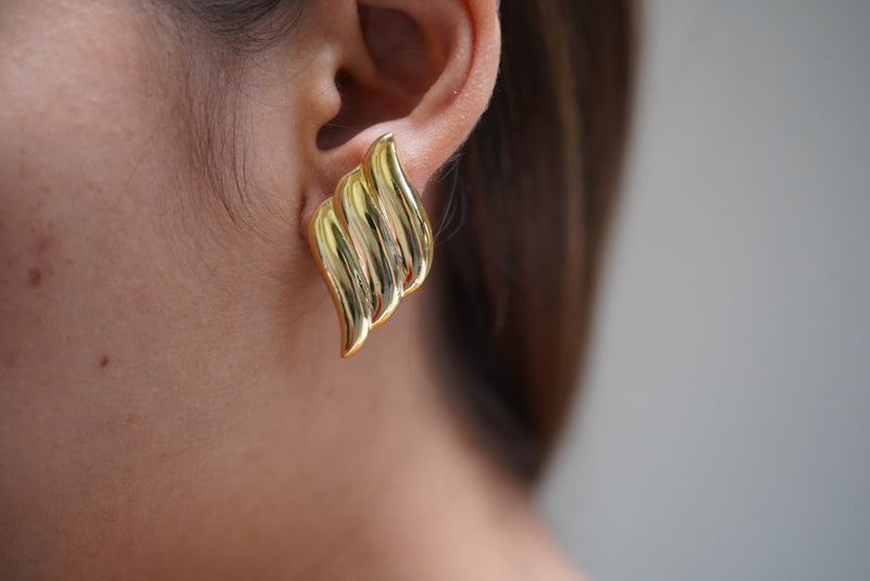 Curved Retro Earrings