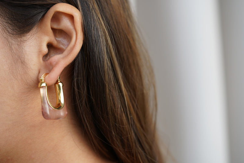 Frosty Resin Hoops