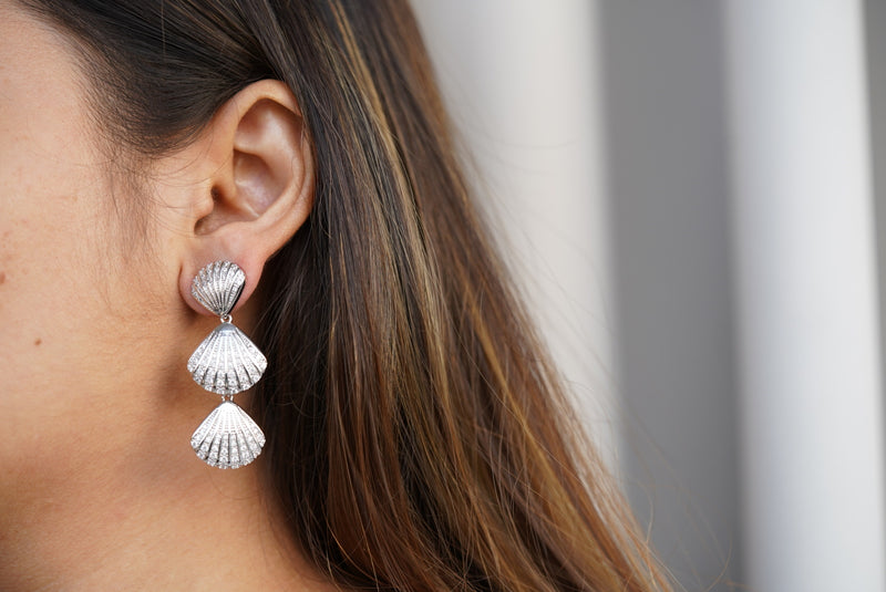 Shell Drop Earrings