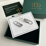 Silver Sculpt Earcuff