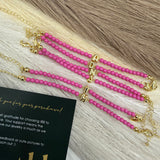 Barbie Pink Bracelet with Initial (Newly Launched)