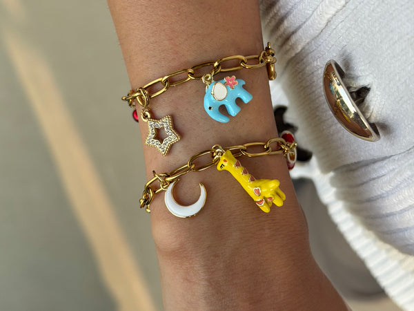 Create your own colourful charm bracelet