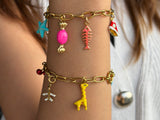 Create your own colourful charm bracelet