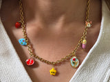 Create your own colourful charm necklace