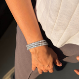 Stretch Sparkle Tennis Bracelet - Silver