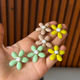 The Daisy Bloom Enamel Stud Earrings