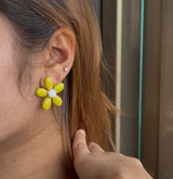 The Daisy Bloom Enamel Stud Earrings
