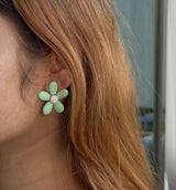 The Daisy Bloom Enamel Stud Earrings