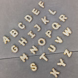 Bubble Initial Link Bracelet