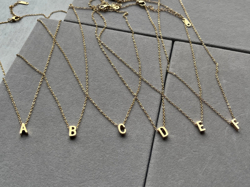 The Dainty Edit - Initial Necklace