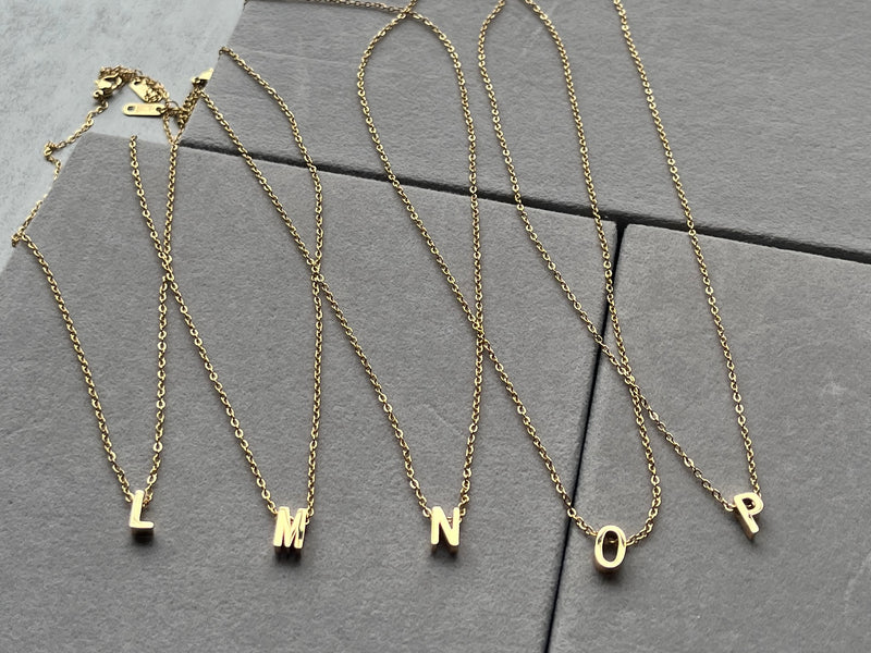 The Dainty Edit - Initial Necklace