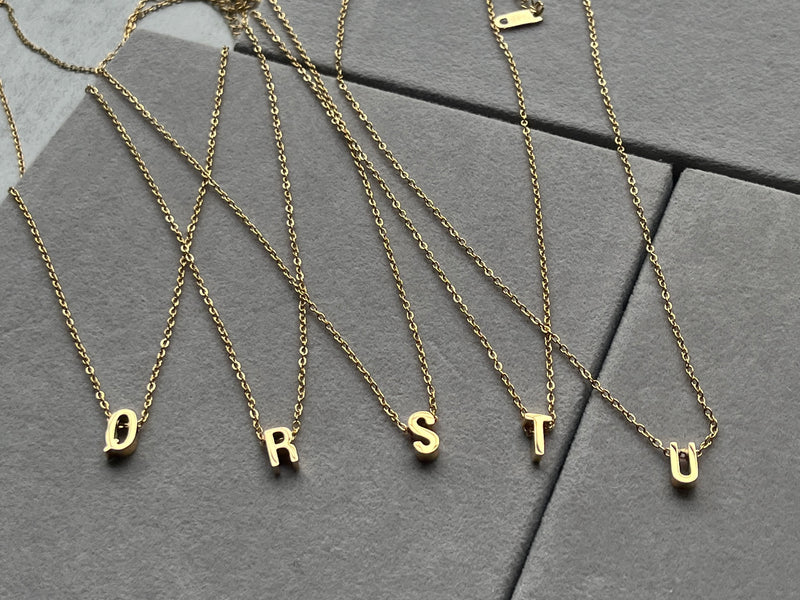 The Dainty Edit - Initial Necklace