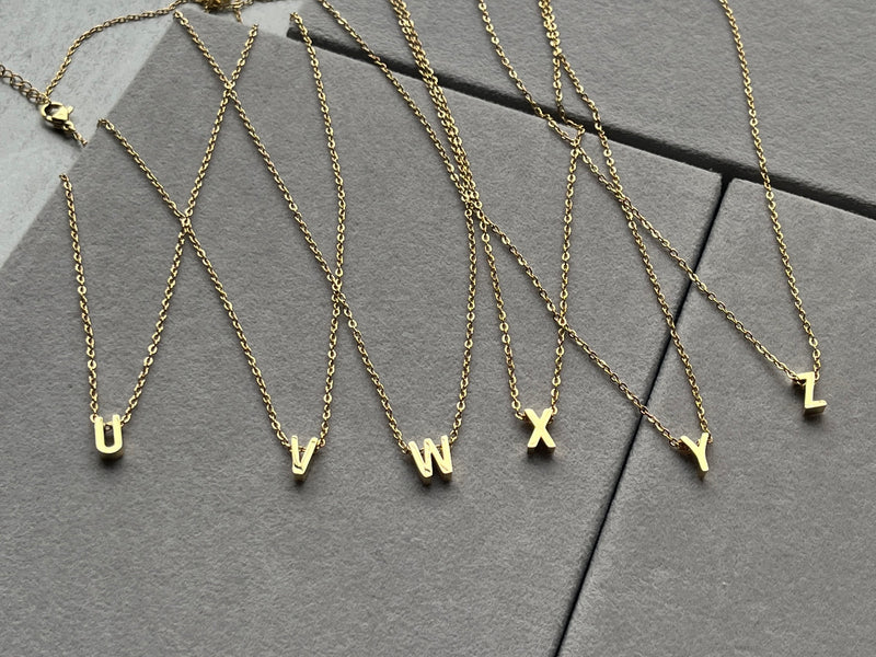 The Dainty Edit - Initial Necklace