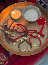 Adjustable Cord Name Rakhi Bracelet