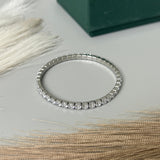Stretch Sparkle Tennis Bracelet - Silver