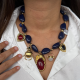 Blue Dynasty Charm Necklace