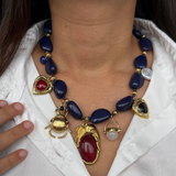 Blue Dynasty Charm Necklace
