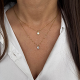 Elegant Daisy Layered Necklace