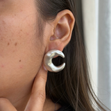 Silver Moon Studs