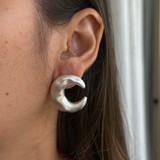 Silver Moon Studs