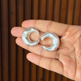 Silver Moon Studs