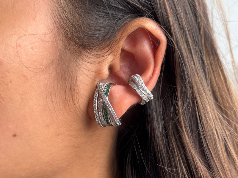Green Luna Luxe Earcuffs