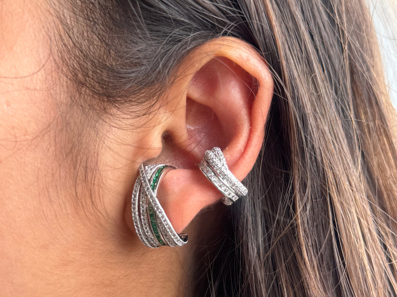 Green Luna Luxe Earcuffs