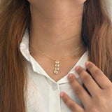 Dainty Crystal Drop Necklace