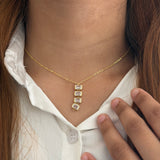 Dainty Crystal Drop Necklace