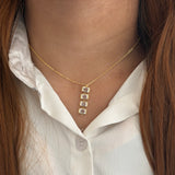 Dainty Crystal Drop Necklace