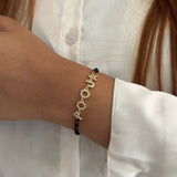 Signature Initial Mangalsutra Bracelet