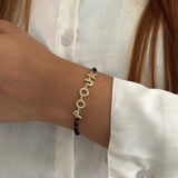 Signature Initial Mangalsutra Bracelet