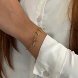 Personalized Crystal Name Bracelet  (Due to High Demand Ships After 10 Business Days)