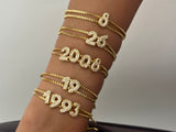 Mini Bubble Numeric Bracelet (Bestseller)