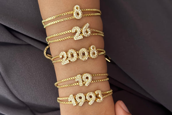 Mini Bubble Numeric Bracelet (Bestseller)