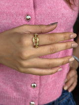 Regal Oval Link Ring