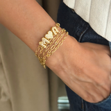 Link & Love Initials Magnetic Bracelet