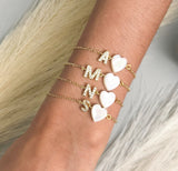 Kids Love Pop Initial Necklace and Bracelet